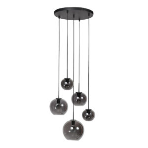 hanglamp-zwart-haloswap-glasmetaal-o40cm-e27-4281zw-mexlite-0