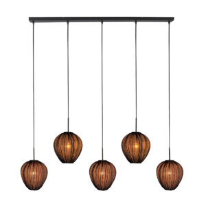 hanglamp-zwart-haloswap-metaaltextiel-groteeettafellamp-e27-4287zw-mexlite-0