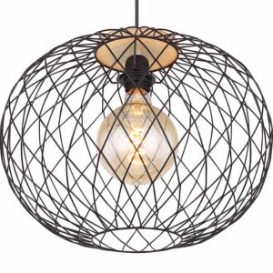 hanglamp-zwart-lacky-metaal-o40cm-e27-54039h-globo-1