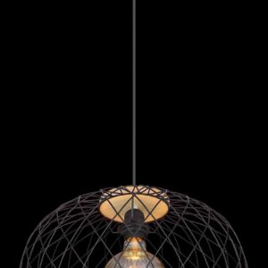 hanglamp-zwart-lacky-metaal-o40cm-e27-54039h-globo-2