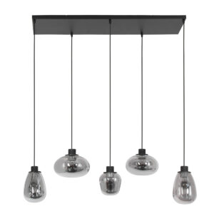 hanglamp-zwart-reflexion-elektronicaglasmetaal-designlamp-e27-3078zw-steinhauer-0
