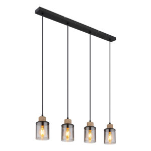 hanglamp-zwart-reid-glassmokeglas-groteeettafellamp-e27-15707-4h-globo-0