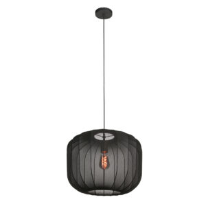hanglamp-zwart-sable-metaaltextiel-o45cm-e27-4191zw-annelighting-1