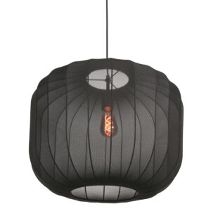 hanglamp-zwart-sable-metaaltextiel-o55cm-e27-4192zw-annelighting-0
