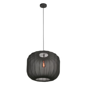 hanglamp-zwart-sable-metaaltextiel-o55cm-e27-4192zw-annelighting-1