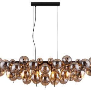 hanglamp-zwart-udo-glas-groteeettafellamp-e14-15633h1s-globo-2