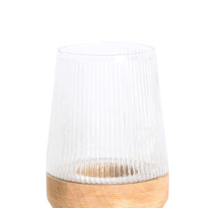light-livingkleinwindlichtminasglasribbel+houtnaturel-o18x26cm-216