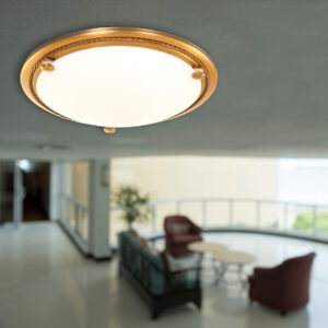 plafonniere-brons-ceilingandwall-glasmetaal-o29cm-e27-2785br-steinhauer-2