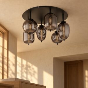 plafonniere-zwart-blacky-glassmokeglas-o65cm-e14-15345-6d-globo-1