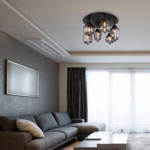 plafonniere-zwart-blacky-glassmokeglas-o65cm-e14-15345-6d-globo-2