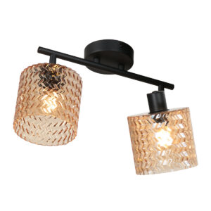 spot-amberkleurigzwart-ocre-glasmetaal-kleurglas-lamp-e14-4224zw-mexlite-1