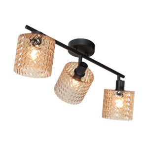 spot-amberkleurigzwart-ocre-glasmetaal-kleurglas-lamp-e14-4225zw-mexlite-1