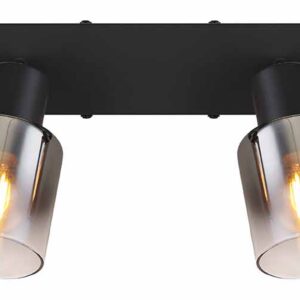 spot-zwart-hubertus-glasmetaalsmokeglas-kleurglas-lamp-e14-54308-4-globo-2