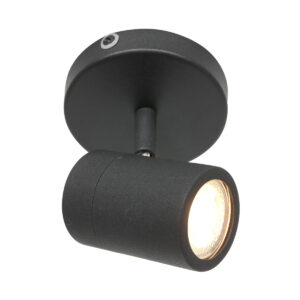 spot-zwart-upround-kunststofmetaal-o10cm-gu10-2486zw-mexlite-0
