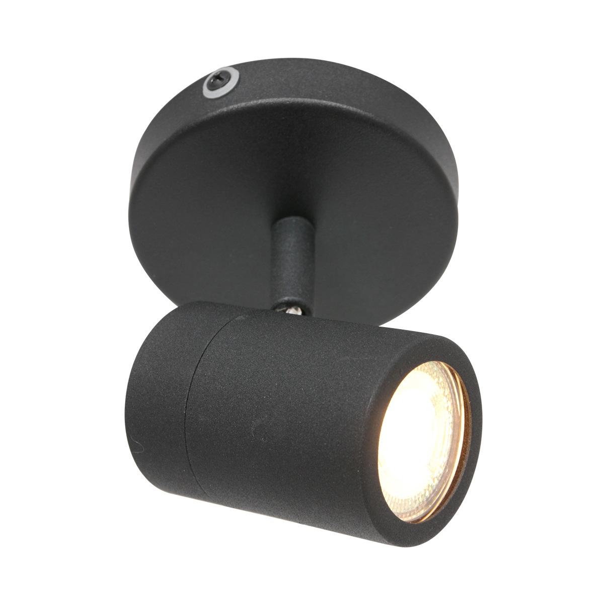 spot-zwart-upround-kunststofmetaal-o10cm-gu10-2486zw-mexlite-0