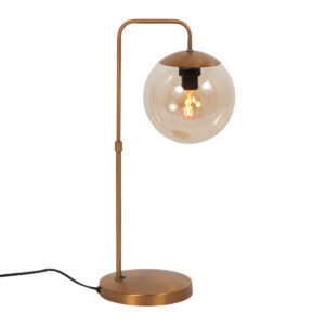 tafellamp-brons-bollique-glasmetaal-bureaulamp-e14-4610br-steinhauer-0