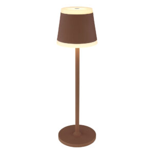 tafellamp-bruin-ridley-metaal-o11cm-led-58433r-globo-0