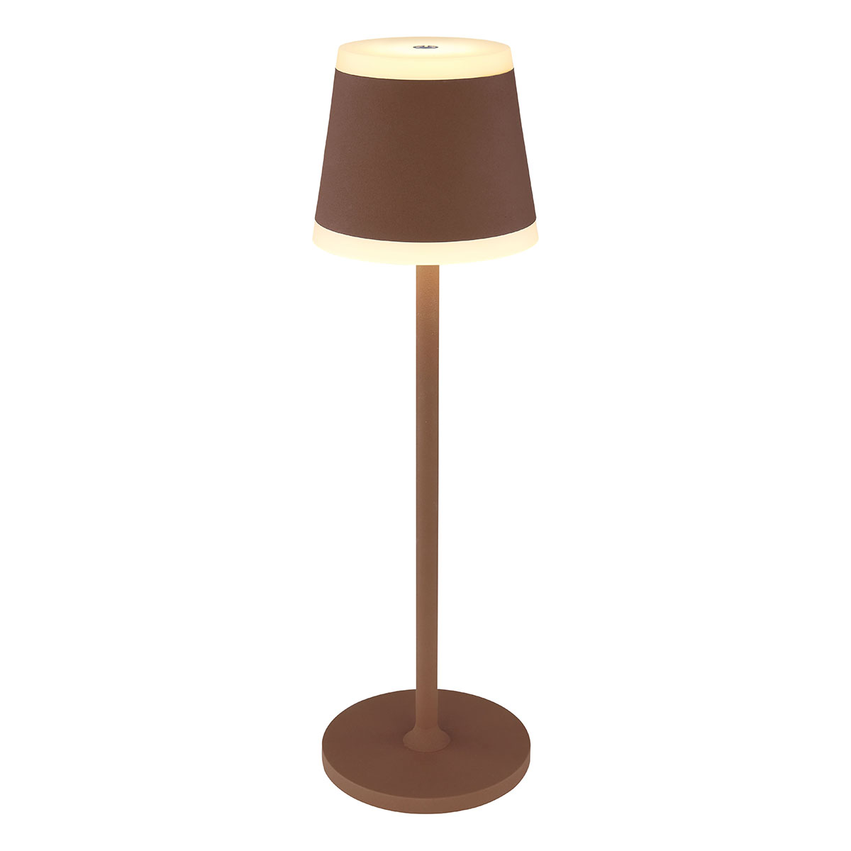 tafellamp-bruin-ridley-metaal-o11cm-led-58433r-globo-0