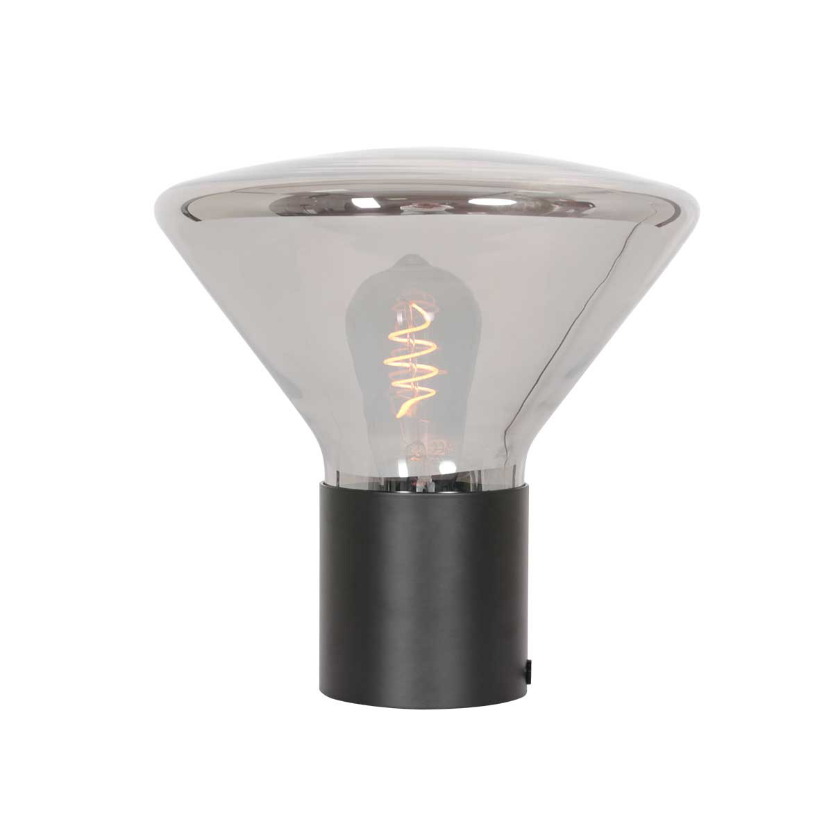 tafellamp-zwart-ambiance-glasmetaal-o26cm-e27-3401zw-steinhauer-0