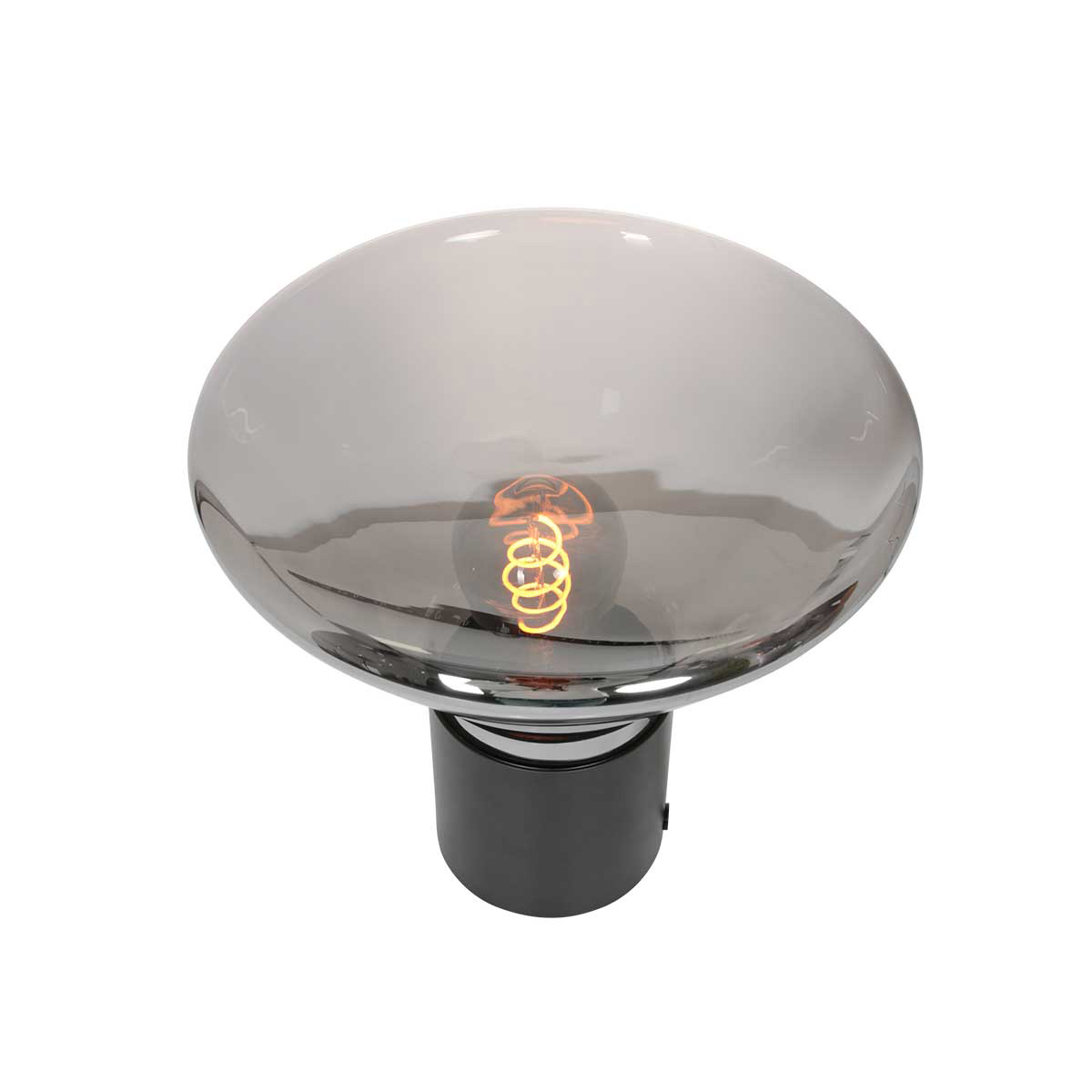 tafellamp-zwart-ambiance-glasmetaal-o26cm-e27-3401zw-steinhauer-1