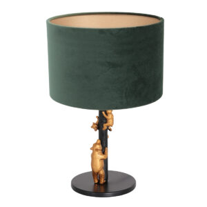 tafellamp-zwart-animaux-metaaltextielveloursstof-o17cm-e27-8233zw-annelighting-0