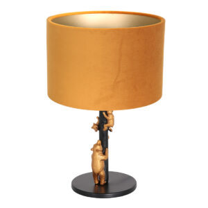 tafellamp-zwart-animaux-metaaltextielveloursstof-o17cm-e27-8235zw-annelighting-0