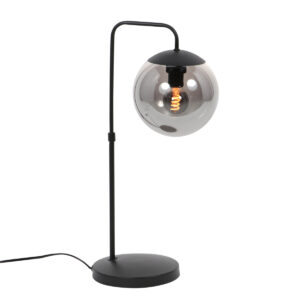 tafellamp-zwart-bollique-glasmetaal-bureaulamp-e14-4610zw-steinhauer-0