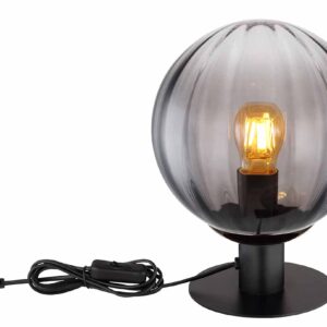 tafellamp-zwart-dallerta-glassmokeglas-o23cm-e27-15216t-globo-2
