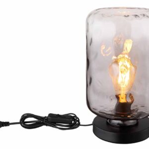 tafellamp-zwart-darina-glassmokeglas-o19cm-e27-16046ts-globo-2