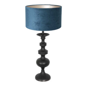 tafellamp-zwart-lyons-houttextiel-o40cm-e27-3488zw-annelighting-0