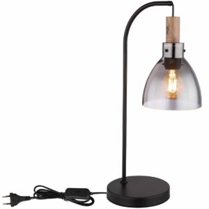 tafellamp-zwart-mattea-glassmokeglas-bureaulamp-led_e27-15550t-globo-1