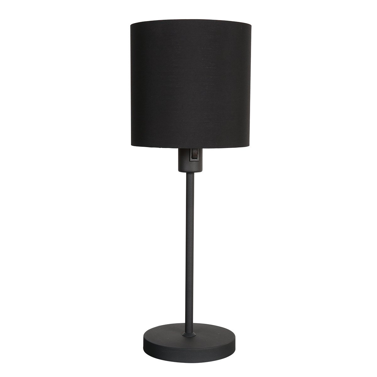 tafellamp-zwart-noor-metaaltextiel-o20cm-e27-1563zw-mexlite-1