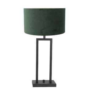 tafellamp-zwart-stang-metaaltextiel-o30cm-e27-8212zw-steinhauer-0