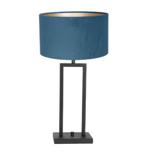 tafellamp-zwart-stang-metaaltextiel-o30cm-e27-8215zw-steinhauer-0