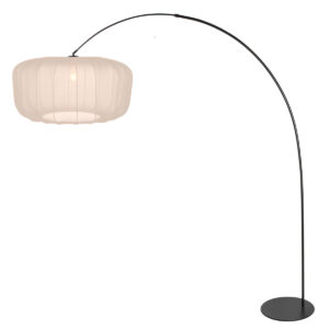 vloerlamp-beigezwart-curve-metaaltextiel-booglamp-e27-4520zw-annelighting-1