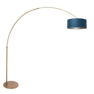 vloerlamp-blauwbrons-sparkledlight-metaaltextielveloursstof-o45cm-e27-4307br-steinhauer-0