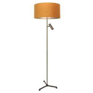 vloerlamp-brons-stang-metaaltextiel-o40cm-led_e27-4842br-steinhauer-0