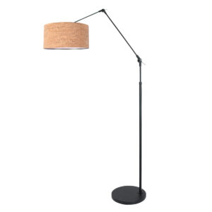 vloerlamp-naturelzwart-prestigechic-metaaltextiel-booglamp-e27-4349zw-steinhauer-1