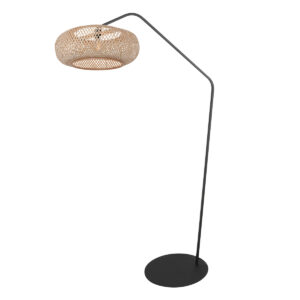 vloerlamp-naturelzwart-zigzag-bamboemetaal-booglamp-e27-4509zw-annelighting-1