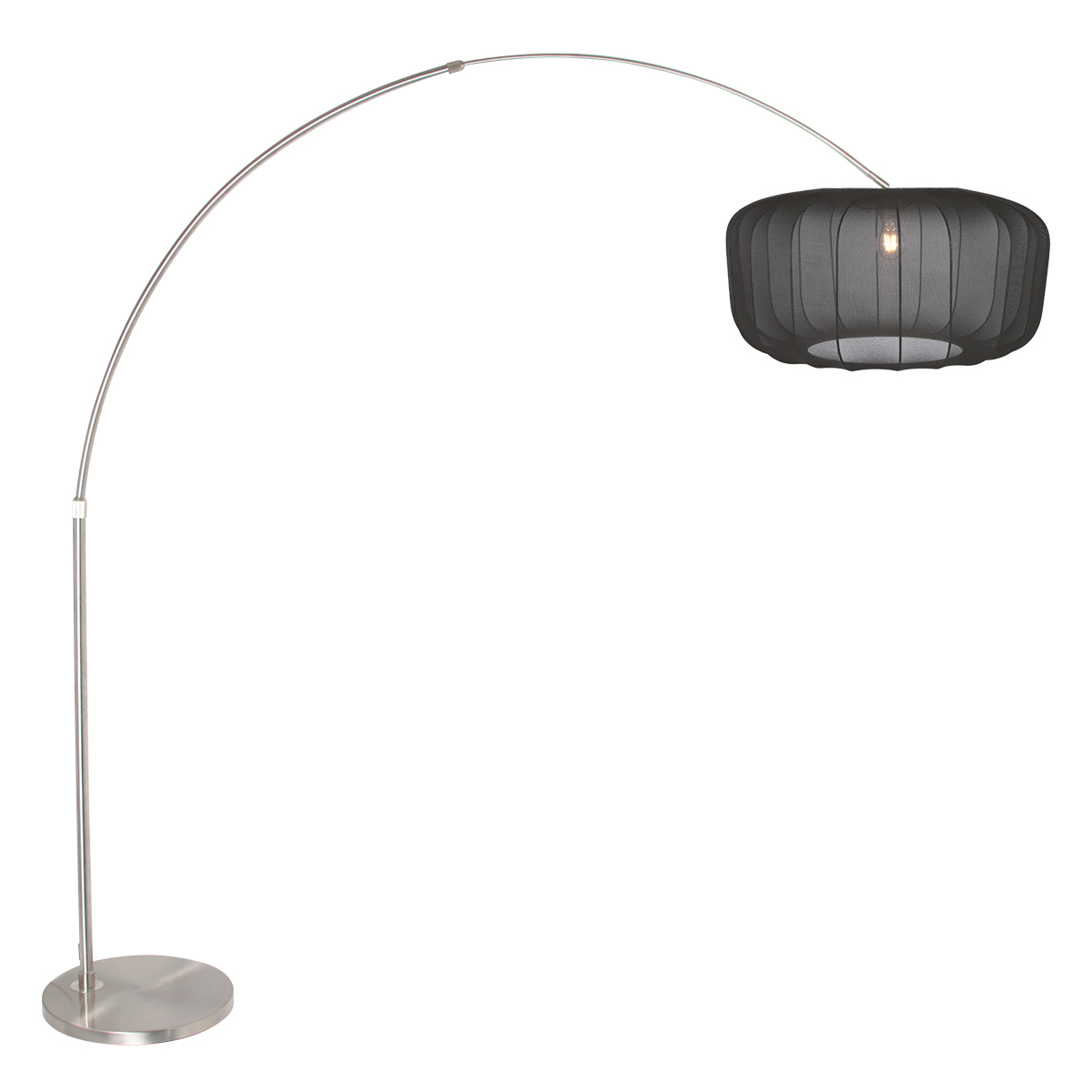 vloerlamp-staal-sparkledlight-metaaltextiel-o45cm-e27-4559st-steinhauer-0
