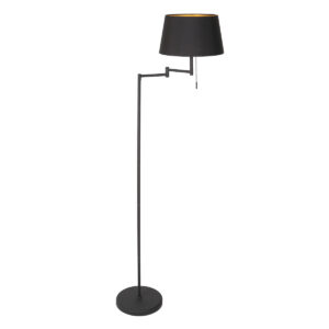 vloerlamp-zwart-bella-metaaltextiel-leeslamp-e27-5894zw-mexlite-0