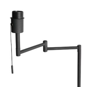 vloerlamp-zwart-bella-metaaltextiel-o45cm-e27-3890zw-mexlite-4