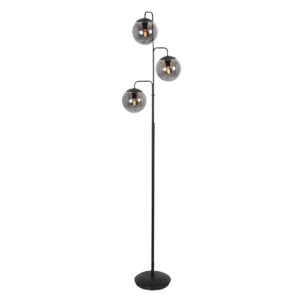 vloerlamp-zwart-bollique-glasmetaal-o40cm-e14-4611zw-steinhauer-0