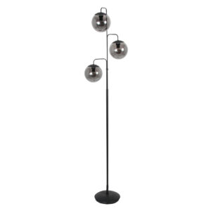 vloerlamp-zwart-bollique-glasmetaal-o40cm-e14-4611zw-steinhauer-1
