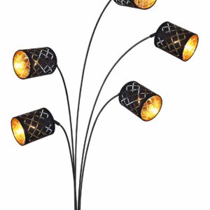 vloerlamp-zwart-clarke-metaal-e14-15229s4-globo-1