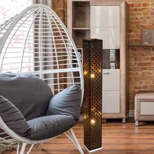 vloerlamp-zwart-clarke-metaal-e27-15229s2-globo-1