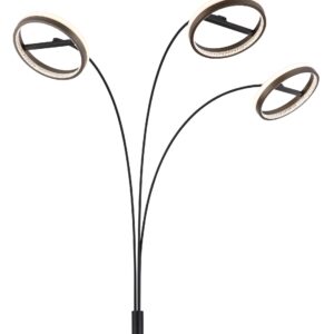 vloerlamp-zwart-della-metaal-booglamp-led-67179s1-globo-2
