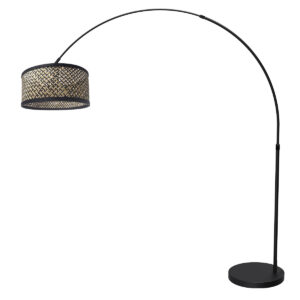 vloerlamp-zwart-flair-bamboemetaal-booglamp-e27-4652zw-mexlite-1