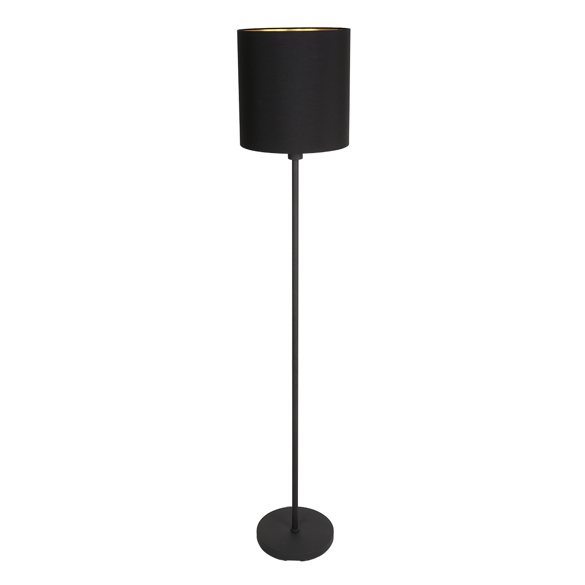 vloerlamp-zwart-noor-metaaltextiel-o30cm-e27-1564zw-mexlite-0