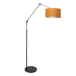vloerlamp-zwart-prestigechic-metaalveloursstof-schemerlamp-e27-8117zw-steinhauer-0